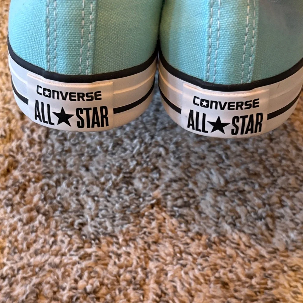 Women’s Converse Turquoise All Star Sneakers - Picture 6 of 7